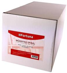 FORTUNA Iratspirál műanyag FORTUNA 16mm 101-120 lap fekete 100/dob