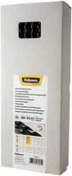 Fellowes Iratspirál műanyag FELLOWES 10mm fekete műanyag spirál 41-55 lap 100db/csomag (5346108)