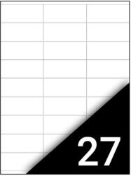 FORTUNA Etikett FORTUNA 70x31mm univerzális 2700 címke/doboz 100 ív/doboz (10808) - forpami