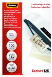 Fellowes Lamináló fólia FELLOWES 60x90 mm 125 mikron fényes 100/csom (5397402) - forpami