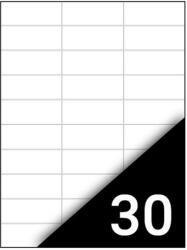 FORTUNA Etikett FORTUNA 70x29, 6mm univerzális 3000 címke/doboz 100 ív/doboz (10761) - forpami