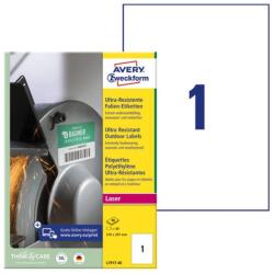 AVERY Etikett AVERY L7917-40 210x297 mm ultra ellenálló 40 címke/doboz 40 ív/doboz (L7917-40)