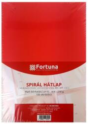 FORTUNA Hátlap FORTUNA A/4 230g matt bőrhatású piros 100/dob (FO00106)