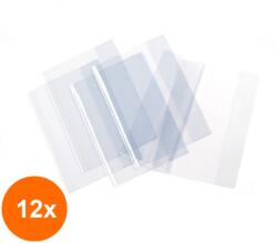 Oxford Set 12 x Coperta Carte 3, 49.0 x 22.6 cm, PP, 110 Microni, Transparenta (REH-12xHRZ-9481980)