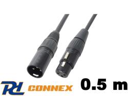 PD CONNEX CX35-0, 5 mikrofonkábel (XLR mama - XLR papa) - (0, 5 m) (176002_MQ1)