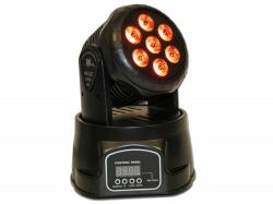 Thunder Germany Thunder MHD-15W Wash Robotlámpa, 7X15W (QUAD Multicolor LED) Sound, DMX, Auto (650012)