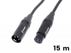 Thunder Germany Thunder MC199-15 Mikrofonkábel (XLR 3PIN mama - papa) - 15m (510015)