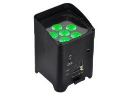 Thunder Germany Thunder LPQB-1 (6x10W) LED PAR fényeffekt + DMX + TÁVIRÁNYÍTÓ + WIFI + AKKUMULÁTOR (650322)