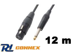 PD CONNEX CX40-12 mikrofonkábel (6, 3 mm Jack - XLR mama) - (12 m) (176458_MQ1)