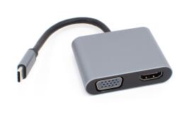 Thunder Germany Thunder HBC-14, USB-C átalakító 4in1 HDMI + VGA + gyorstöltés (100W) (731-CHV01)