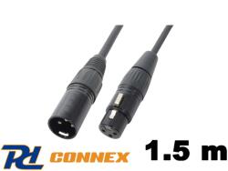 PD CONNEX CX35-1, 5 mikrofonkábel (XLR mama - XLR papa) - (1, 5 m) (176003_MQ1)