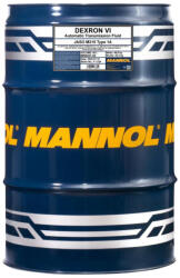 MANNOL 8207-60 - Dexron VI automataváltó-olaj, 60lit. piros (XY21-AUTO-02-060)