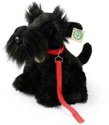 Rappa Plüss kutya schnauzer pórázzal 30 cm ECO-FRIENDLY (RP241251)