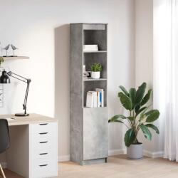 vidaXL betonszürke szerelt fa magasszekrény 37, 5x35x180 cm (861673)