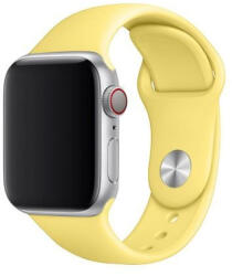 FIXED szilikon sportos óraszíj Apple Watch 38/40/41mm-es okosórákhoz, sárga (FIXSST2-436-YL) - mzona