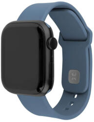 FIXED Sporty szilikon szíj az Apple Watch 42/44/45mm-es okosórákhoz, zöld-kék (FIXSST2-434-GREBL) - mzona