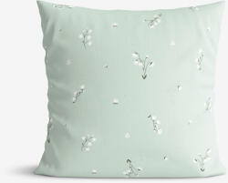 Goldea față de pernă 100% bumbac - crini de vale 50 x 50 cm