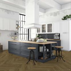 Falquon Parchet SPC The Floor Herringbone 6 mm Stejar ton mediu P6003
