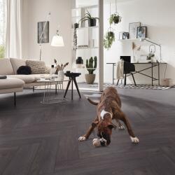 SWISS KRONO Parchet stejar laminat Kronotex Herringbone 8 mm ton inchis D6010