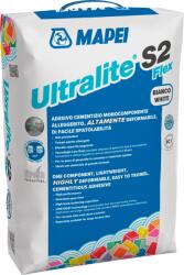 Mapei Ultralite S2 Flex - Nagy teljesítményű, könnyűsúlyú cementkötésű ragasztó szürke 15 kg (2430515)