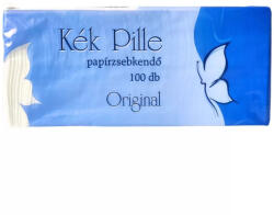 Kék Pille 100db Papírzsebkendő 3 rtg. Original