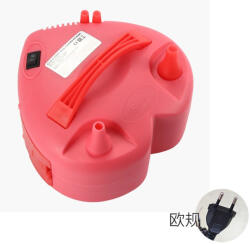 Flippy Pompa Electrica Pentru Umflat Baloane, 600 W, in Forma de Inima, Rosie (teo-131406)