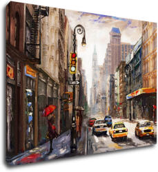 Impresi Tablou New York Painting - 70 x 50 cm