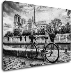 Impresi Tablou Street with an old bicycle - 60 x 40 cm
