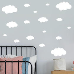Impresi Autocolant pentru camera copilului White clouds - 57x39cm Decoratiune camera copii