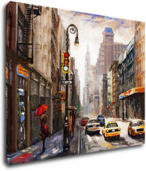 Impresi Tablou New York Painting - 90 x 70 cm