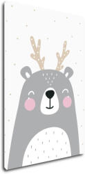 Impresi Obraz Cute little animal with dots - 20 x 30 cm Decoratiune camera copii
