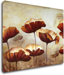 Impresi Tablou Flowers red and yellow - 90 x 70 cm