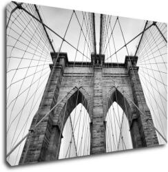 Impresi Tablou Brooklyn bridge black and white - 60 x 40 cm