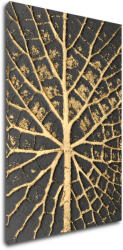 Impresi Tablou Golden leaf structure - 60 x 40 cm