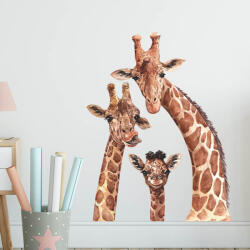 Impresi Autocolant pentru camera copilului Cute giraffes - 60x40cm Decoratiune camera copii