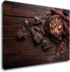 Impresi Tablou Chocolate on wood - 60 x 40 cm