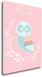 Impresi Obraz Hello owl - 30 x 40 cm Decoratiune camera copii