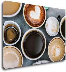 Impresi Tablou Coffee types - 70 x 50 cm