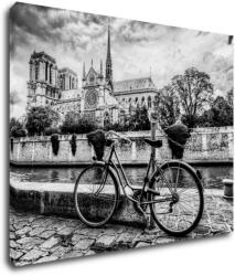 Impresi Tablou Street with an old bicycle - 90 x 70 cm