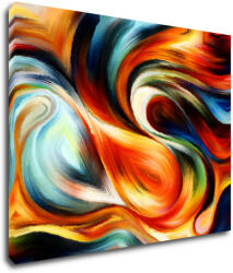 Impresi Tablou Colorful fluid - 90 x 70 cm