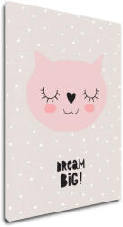 Impresi Obraz Kitty Dream Big - 30 x 40 cm Decoratiune camera copii