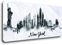 Impresi Tablou New York panorama - 90 x 40 cm