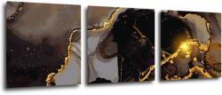 Impresi Tablou Shiny abstract - 90 x 30 cm (3-piese)