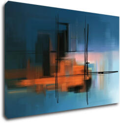Impresi Tablou Abstract design blue - 60 x 40 cm