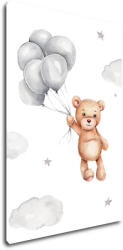 Impresi Obraz Bear with balloons - 20 x 30 cm Decoratiune camera copii