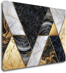 Impresi Tablou Gold black abstract - 70 x 50 cm