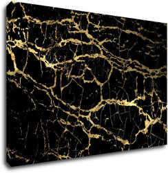 Impresi Tablou Marble black and gold - 90 x 60 cm