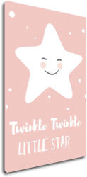 Impresi Obraz Pink twinkle twinkle little star - 60 x 40 cm Decoratiune camera copii
