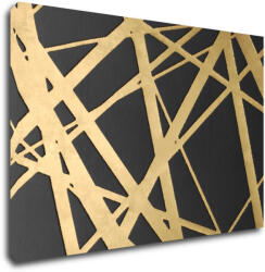 Impresi Tablou Abstract golden lines - 60 x 40 cm
