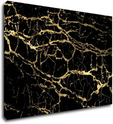 Impresi Tablou Marble black and gold - 70 x 50 cm